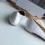 Manolo Blahnik Hangisi Flats In White Satin with Crystal Buckle