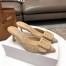 Manolo Blahnik Maysale Kitten Heel 50mm Mules In Beige Suede