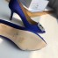 Manolo Blahnik Hangisi 70 Pumps In Blue Satin