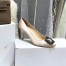 Manolo Blahnik Hangisi 70 Pumps In Champagne Satin