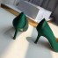 Manolo Blahnik Hangisi 70 Pumps In Green Satin