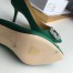 Manolo Blahnik Hangisi 70 Pumps In Green Satin