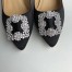 Manolo Blahnik Hangisi 70 Pumps In Black Satin