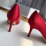 Manolo Blahnik Hangisi 70 Pumps In Red Satin