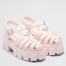 Prada Foam Sandals in Light Pink Rubber