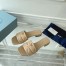 Prada Women's Slides Sandals In Beige Nappa Leather