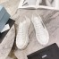 Prada Double Wheel Sneakers In White Nylon Gabardine