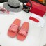 Roger Vivier Vivier Slide Covered Buckle Mules in Pink Patent Leather