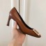 Roger Vivier Belle Vivier Trompette 70mm Pumps In Brown Calfskin