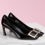 Roger Vivier Belle Vivier Trompette 70mm Pumps In Black Patent