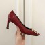 Roger Vivier Belle Vivier Trompette 70mm Pumps In Red Patent