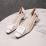 Roger Vivier Belle Vivier Pumps In White Patent and PVC