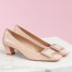 Roger Vivier Belle Vivier 45mm Pumps In Nude Patent Leather