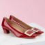 Roger Vivier Belle Vivier 45mm Pumps In Red Patent Leather