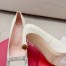 Roger Vivier Trompette Crystal Buckle Pumps in Off White Leather