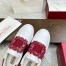 Roger Vivier Very Vivier Strass Buckle Sneakers with Red Details