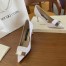 Sergio Rossi SR1 Pumps 75mm In White Patent