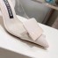 Sergio Rossi SR1 Pumps 75mm In White PVC