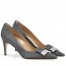 Sergio Rossi SR1 Pumps 75mm In Grey Suede