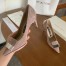 Sergio Rossi SR1 Pumps 75mm In Nude Suede