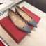 Valentino Garavani Rockstud Ballet Flats In Blue Calfskin