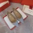 Valentino Garavani Rockstud Ballet Flats In Light Blue Patent Leather