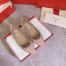 Valentino Garavani Rockstud Ballet Flats In Powder Patent Leather