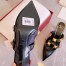 Valentino Roman Stud Mules 65mm In Black Calfskin