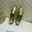 Saint Laurent Monogram Espadrilles In Gold Lambskin