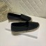 Saint Laurent Monogram Espadrilles In Black Lambskin